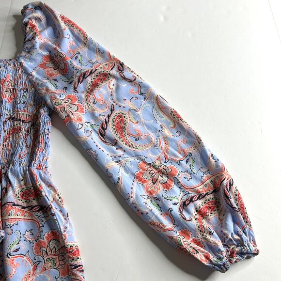 Mi Ami Women's Long Sleeve Floral Small Blouse - Picture 7 of 12